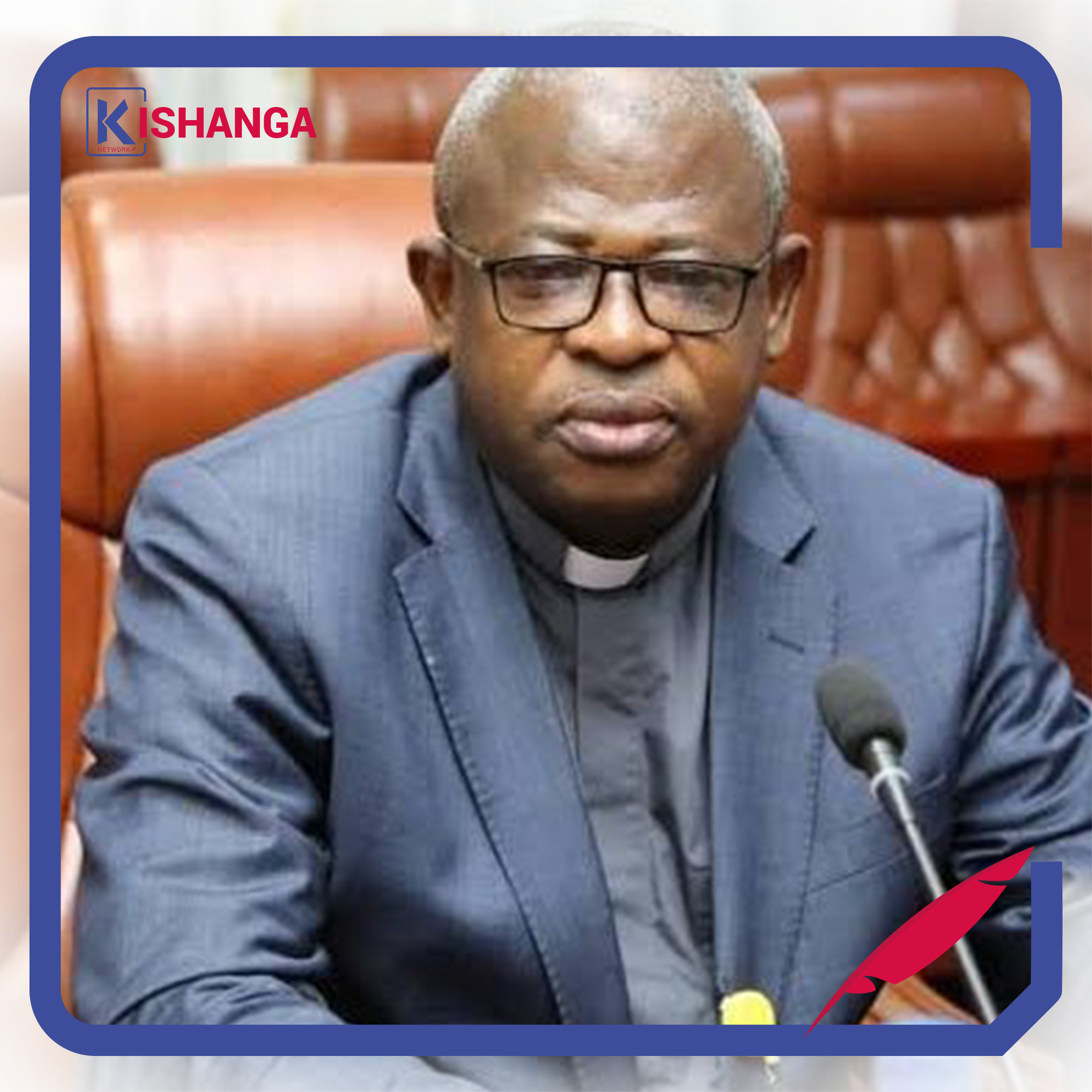 L'Église catholique dénonce la rétention du passeport de Mgr Donatien N'Shole à la DGM