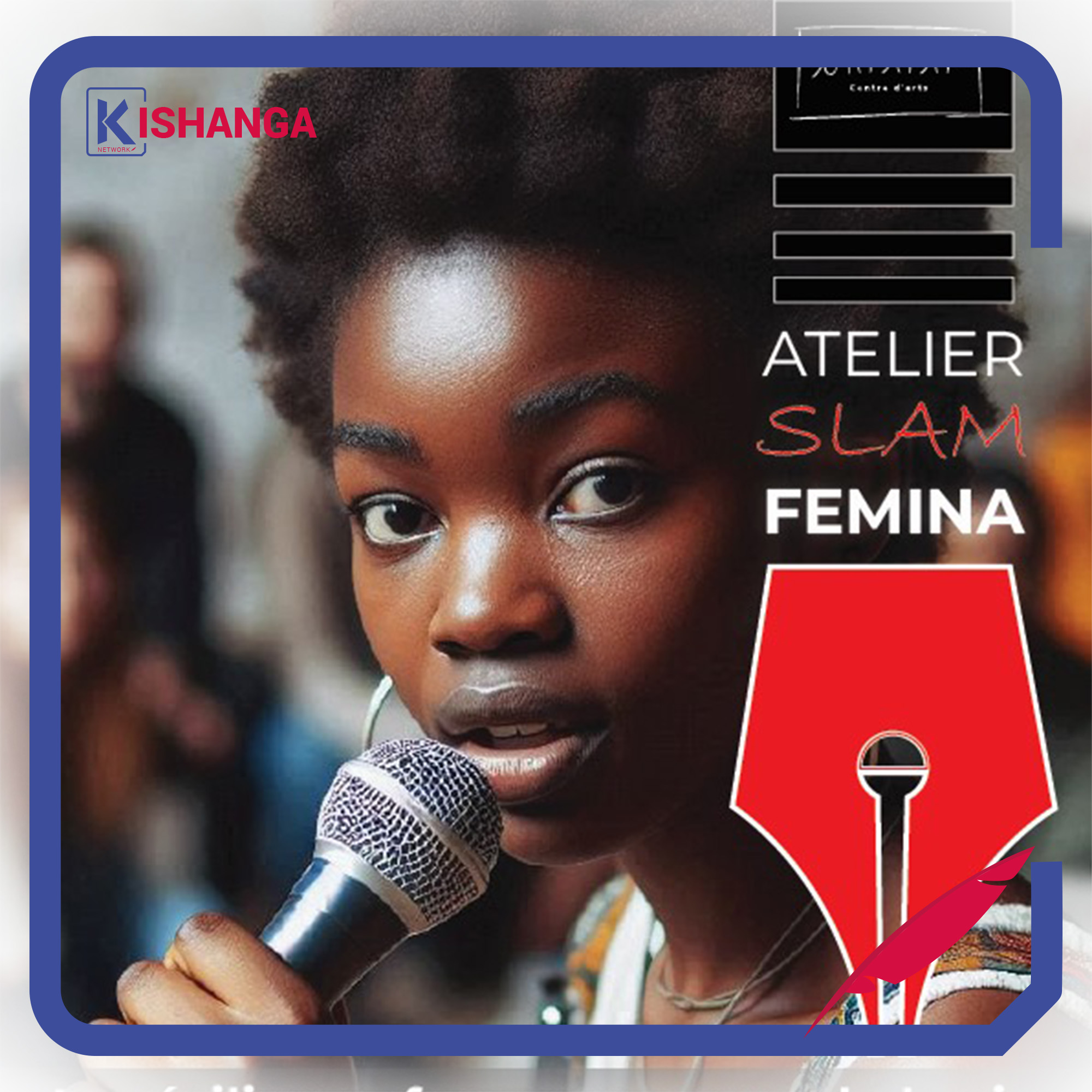 Culture : atelier slam Femina pour la cause de jeunes filles et femmes 